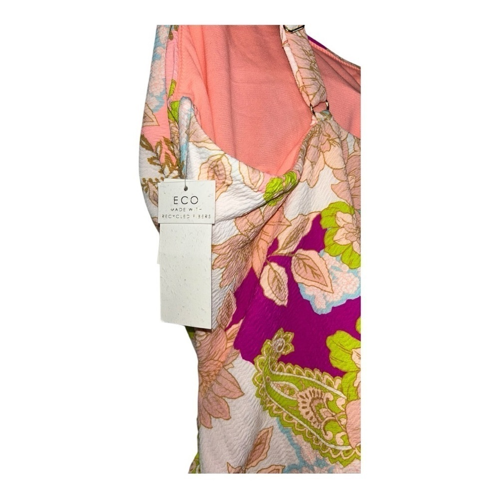 BREAKING WAVES Eco Floral Swimsuit with Vibrant Colors Size 3X NWT - Picture 6 of 12